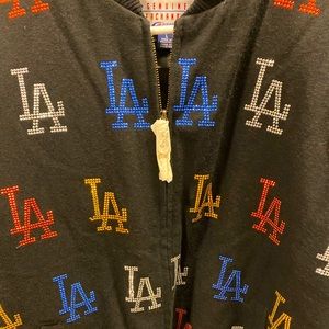 LA Dodgers MLB baseball jacket brand size Large